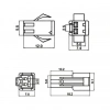 IC-261J-0 JST SM 2P Kablolu Konnektör Takım
