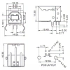 IC-262 USB 2.0 B Konnektör 90C Dişi (USB Type-B Connector)