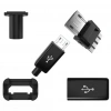 IC-266A-5 Erkek Micro USB Konnektör Seti Şarj Kablo Soketi