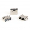 IC-266B-3 Dişi Type-C Soket USB-C Konnektör Şase 6 Pin