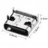 IC-266B-4 Dişi Type-C Soket USB-C Konnektör Şase 16 Pin