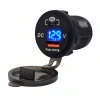 IC-266D-1 Pano Tip Soket Voltmetreli 2li USB 3.0 + Type-C