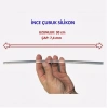 İnce Şeffaf Silikon Çubuk Küçük Tabancalar İçin 30 cm 1 Adet