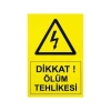 IS-Tİ3 Tehlike Etiketi 10x7cm (Yüksek Voltaj)