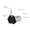 Kamoer 12V Peristaltik Sıvı Pompası - NKP-DC-B08D Siyah