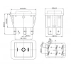 KCD4 ON-OFF-ON Anahtar 6-Pin