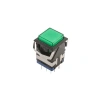 KD2-21 19mm Işıklı Anahtarlı Push Buton - Yeşil