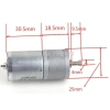 KGA25 24V 970Rpm 25mm Redüktörlü ve Encoderli Dc Motor