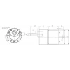 KGB-37 12V 300Rpm Redüktörlü Dc Motor