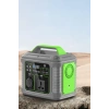 Konfulon CN04 Powerbank 300W 60.000 mAh 5W Led Işıklı Kamp Şarj PD 60W - Gri