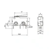 KW4A Micro Switch 3-Pin