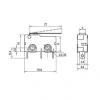 KW4A Micro Switch 3-Pin
