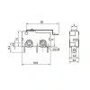 KW4A Micro Switch 3-Pin
