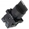 LAY5-ED53 22mm Kısa Mandal Switch 1-0-2 Yaylı (2NO)