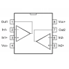 LM358G SOIC-8 SMD OpAmp Entegresi