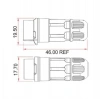 LP-12-J02PP-02-001 2-Pin Su Geçirmez Konnektör - Dişi