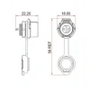 LP-12-J03SX-02-101 3-Pin Su Geçirmez Konnektör - Dişi