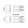 LP-12-J04PP-02-001 4-Pin Su Geçirmez Konnektör - Dişi