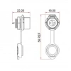 LP-12-J04SX-02-101 4-Pin Su Geçirmez Konnektör - Dişi