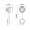 LP-12-J08SX-02-101 8-Pin Su Geçirmez Konnektör - Dişi