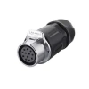 LP-20-J12PP-01-001 12-Pin Su Geçirmez Konnektör - Dişi