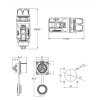 LP-24-J10SX-03-401 10-Pin Su Geçirmez Konnektör - Dişi