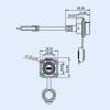 LP16-TYPEC-MP-FS-0D5M-002 Su Geçirmez Type C 3.1 Dişi Panel Tip Konnektör - 0.5M Kablo