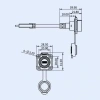 LP16-TYPEC-MP-FS-2M-002 Su Geçirmez Type C 3.1 Dişi Panel Tip Konnektör - 2M Kablo