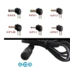 MANUAL-30W 3-12V Ayarlı Adaptör - 5V USB ve 6 Farklı Çıkış Ucu
