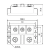 MDQ300-16 300A 1600V Tek Faz Köprü Diyot