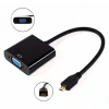 Micro Hdmi to Vga Kablo Dönüştürücü Çevirici Adaptör Siyah