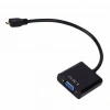 Micro Hdmi to Vga Kablo Dönüştürücü Çevirici Adaptör Siyah
