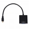 Micro Hdmi to Vga Kablo Dönüştürücü Çevirici Adaptör Siyah