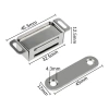 Mıknatıslı Metal Mobilya Kapak Kilidi 32x16x12mm