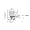N-JB3 N-Tip Erkek Coaxial Konnektör