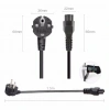 Notebook PC Laptop Güç Power Adaptör Kablosu Yonca Kablo 1.5m