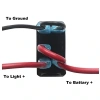 ON-OFF Mavi Işıklı Anahtar 5-Pin 12V-24V - Sway Bar Disconnect