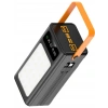 PW-125 Solar Panelli Led Fenerli Dahili Kablolu Powerbank 50.000 mAh