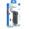 PW-133 Solar Panelli Dahili Kablolu 22.5W Hızlı Şarjlı Powerbank 10.000mAh