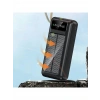 PW-61 Solar Panelli LCD Göstergeli Dahili Kablolu Powerbank 30.000mAh