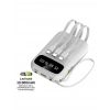 PW-97 2.4A LCDli 1xUSB-A Dahili Mikro Type-C Lightning 10.000mAh Powerbank