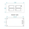PZEM-004 100A AC Dijital Güç Monitörü + Bobin CT + USB