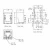 RJ45 HR911105A Hanrun Trafolu Ledli Ethernet Bağlantı Soketi