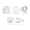 SD16 3 Pin 16mm Su Geçirmez Konnektör Takımı - Panel Tipi
