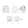 SD16 5 Pin 16mm Su Geçirmez Konnektör Takımı - Panel Tipi