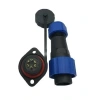 SD16 6 Pin 16mm Su Geçirmez Konnektör Takımı - Flanşlı Panel Tipi