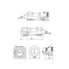 SD20 3 Pin 20mm Su Geçirmez Konnektör Takımı
