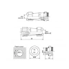 SD20 5 Pin 20mm Su Geçirmez Konnektör Takımı