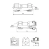 SD28 5 Pin 28mm Su Geçirmez Konnektör Takımı