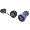 SD28 6 Pin 28mm Su Geçirmez Konnektör Takımı - Panel Tipi